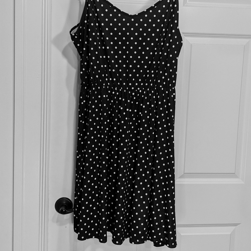 HM+ Polka Dot A-line dress